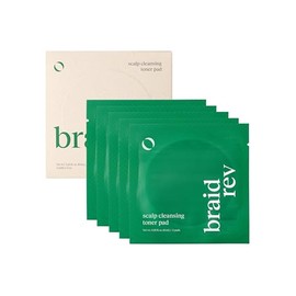 Bephor Braid Rev - Almohadilla de tóner limpiadora del cuero cabelludo, tratamiento coreano del cuero cabelludo, exfoliante de vinagre de sidra de man