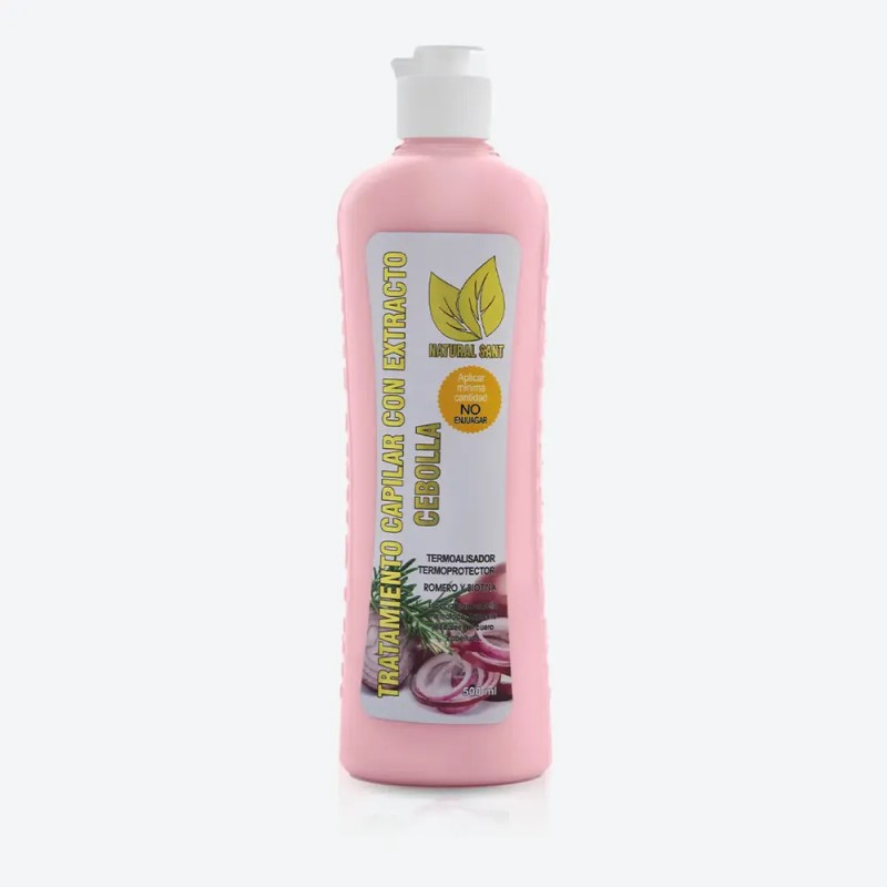 Tratamiento Capilar Con Cebolla Natural Sant 500ml Reparador