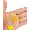 Drchoer Fishing Rubber Bobber Beads Stopper, 6 in 1 Float