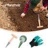 Planting Wood, 5-Piece Dibber Set with Dibber Wood, Miniature Gardening