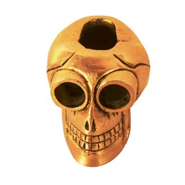 Purpledip Messing Aschenbecher Devil 's Advocate: Funky Vintage Totenkopf Aschenbecher f?r die Zigarette Raucher (11140)