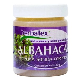 Pomada De Albahacar, Crema Sólida Corporal, Frasco De 40g Hierbas