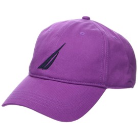 Nautica Men's J-Class Embroidered Cap, Dewy Purple