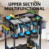 GILLAS Utility Tools Cart, Power Tool Organizer with Wheels for