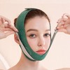 Face Lifting Mask Band for Jawline and Double Chin Contour Sculpting Green