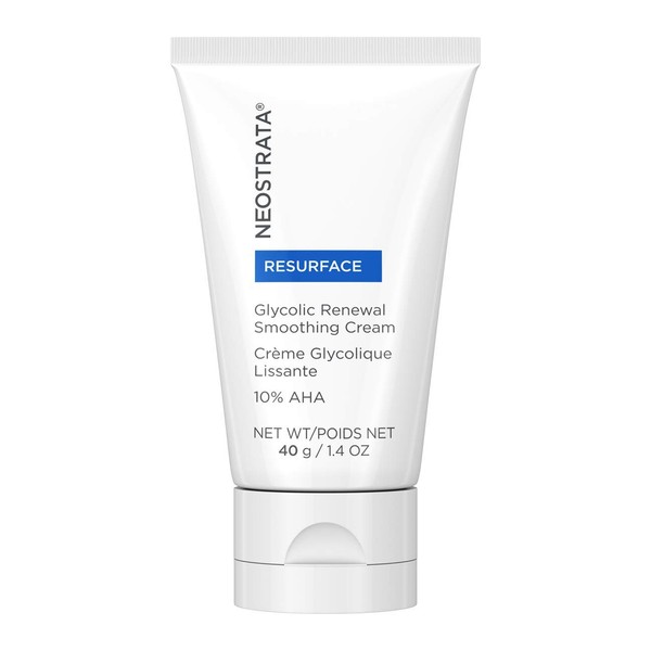 NEOSTRATA GLYCOLIC RENEWAL Smoothing Cream Texture-Refining Moisturizer with Glycolic & Citric Acid, Shea Butter Non-Comedogenic, 1.4 Ounce (Pack of 1)