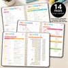 Student Planner 2026-2027, Black Spiral Academic Planner with Colorful Pages,