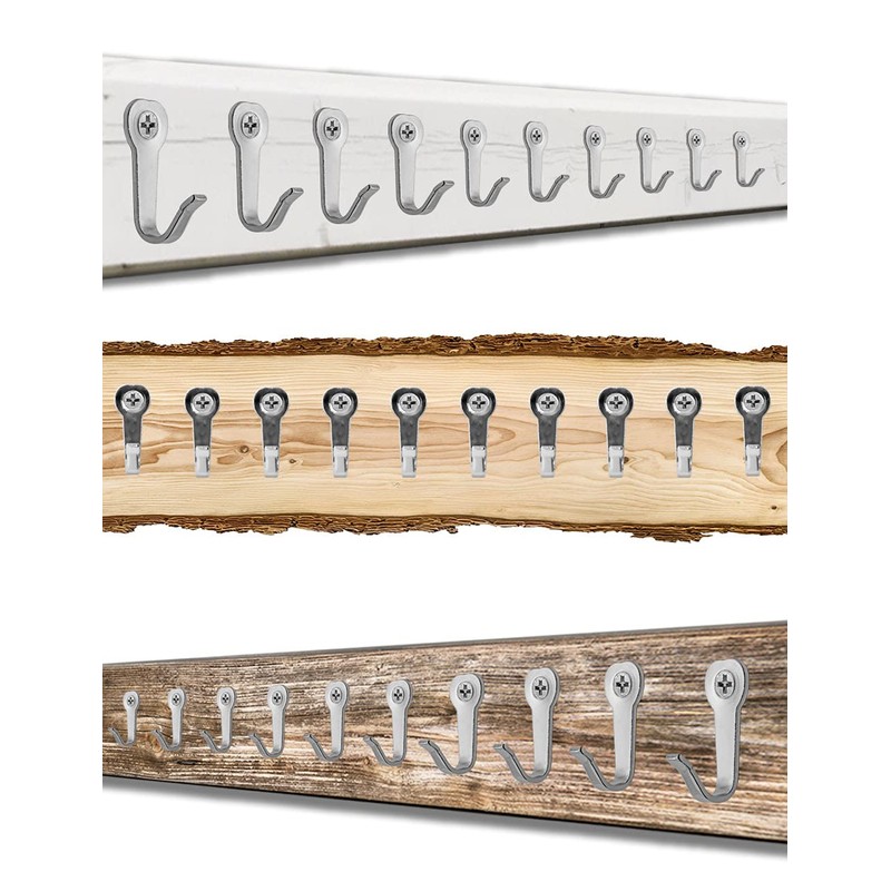 Fuxxer® 10 x Classic Coat Hooks Iron Hooks for Kitchen