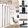 MAYOLIAH 4 Panel Room Divider Screen 6Ft Tall Foldable Privacy
