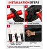 1/0 AWG 40FT Copper Clad Aluminum Battery Cable Kit (20FT
