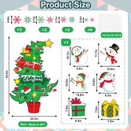 JarThenaAMCS Christmas Cutouts Christmas Bulletin Board Decorations Xmas Tree Snowman Snowflake Cardboard Cutouts for Winter Holiday School Classroom Home Wall Decor