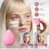 67pcs Brochas Maquillaje Profesional Esponjas Neceseres Rosa