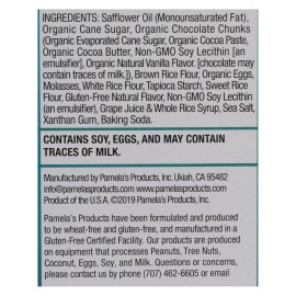 UD_Pamela's Products Chunky Chocolate Chip Cookies 6.25 oz Gluten-Free Case 6 Soft Wafers Rolling Process Matcha Flavor Box