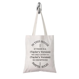 Swiftie Merchandise Swiftie Housewarming Gift Swiftie Rules tote bag Tea bag for Fans (TaylorVersion tote CA)