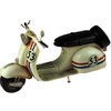 SIL Metal Art Tin Model - Cream SCOOTER Motorbike #53