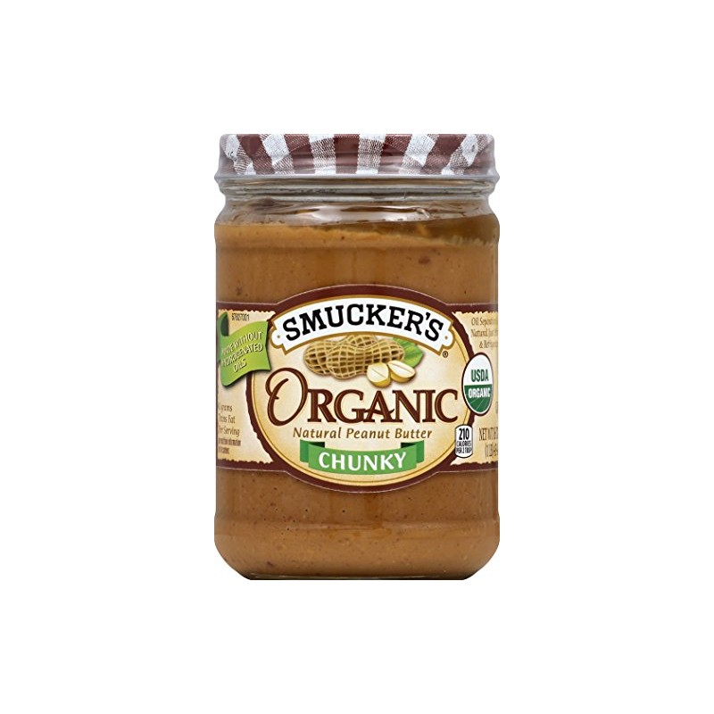 Smucker's Organic Natural Chunky Peanut Butter, 16 Ounces