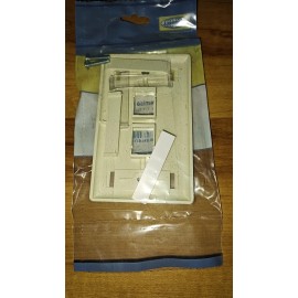 Hubbell Premise IFP12OW Office White 1 Gang 2 port