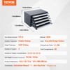 VEVOR Drill Bit Dispenser Cabinet, Five-Drawer Drill Bit Dispenser, 60-Compartment