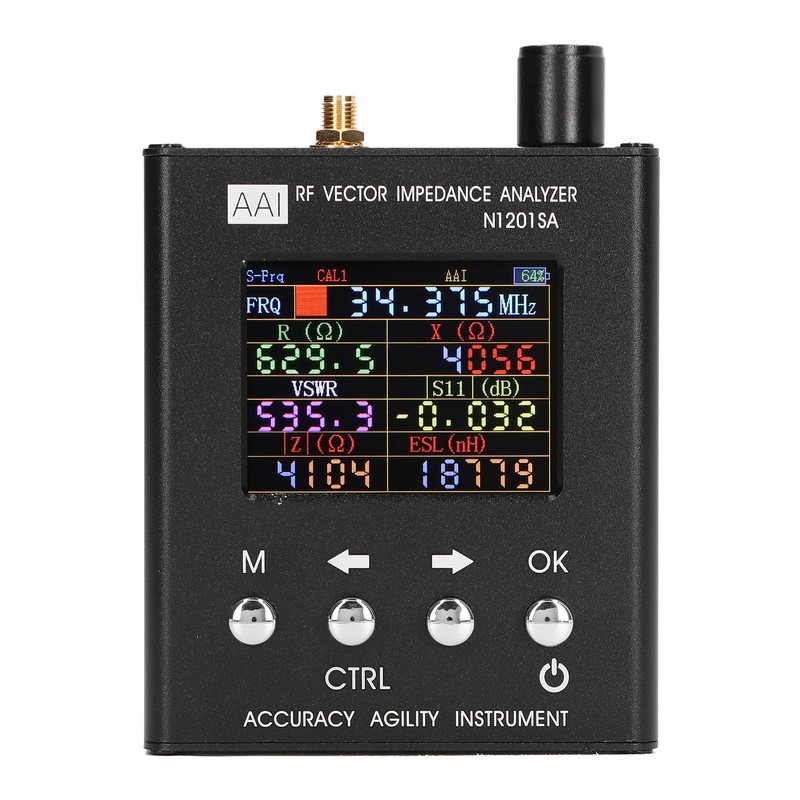 RF Vector Impedance Analyzer 2.4 Inch Screen ANT SWR Antenna