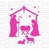 Nativity Manger Stencil - Reusable Stencil for Painting - Great