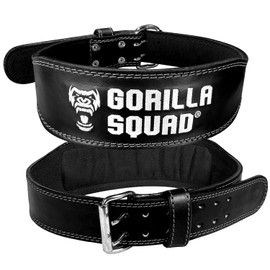 Gorilla Squad Inner Color Training Belt Leather Belt M Black