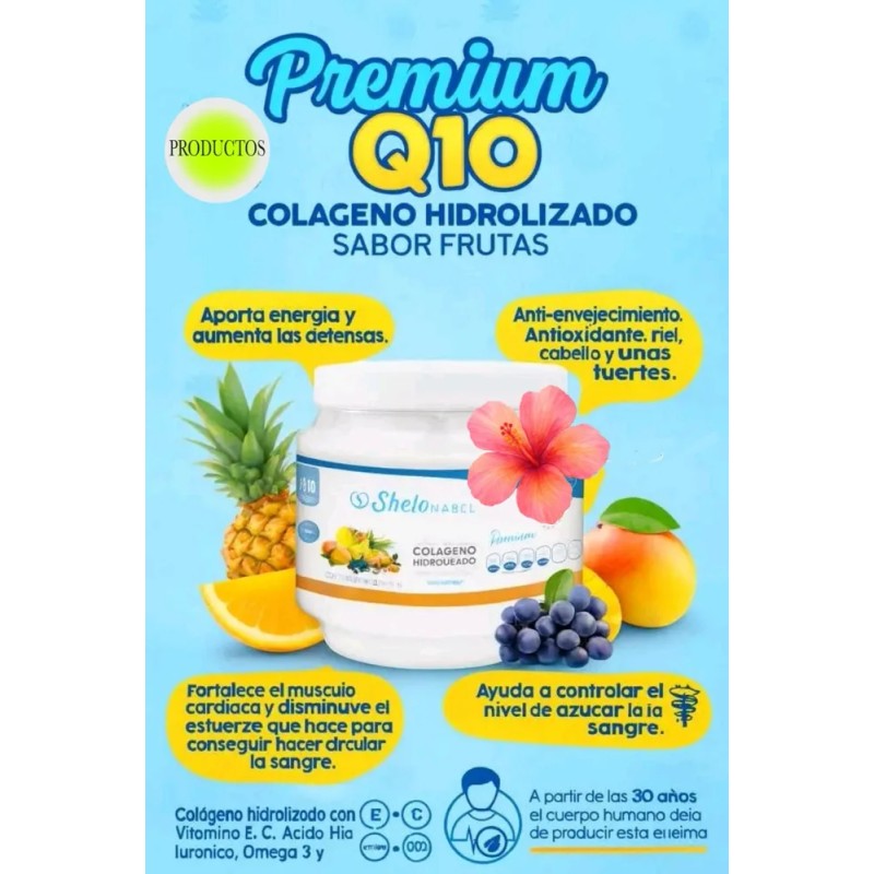 4 Premium Q10 Colageno Hidrolizado / Mejora Aspecto De Piel