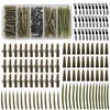 JSHANMEI 120pcs/box Carp Fishing Tackle Kit Bundle Safety Leader-Clips Quick