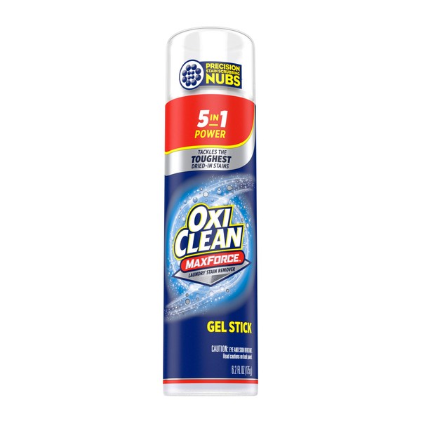 OxiClean Max Force Gel Stain Remover Stick, 6.2 Ounce (Pack of 2)