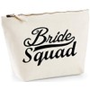 Hippowarehouse Bride Squad printed make up cosmetic wash bag 18x19x9cm
