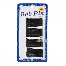 Wavy Hair Fixing Pins (Wavy Bobby Pins Type B Small 60-Pack) / 웨이브 잔머리 고정 핀 (물결 실핀 B타입 소 60개입)