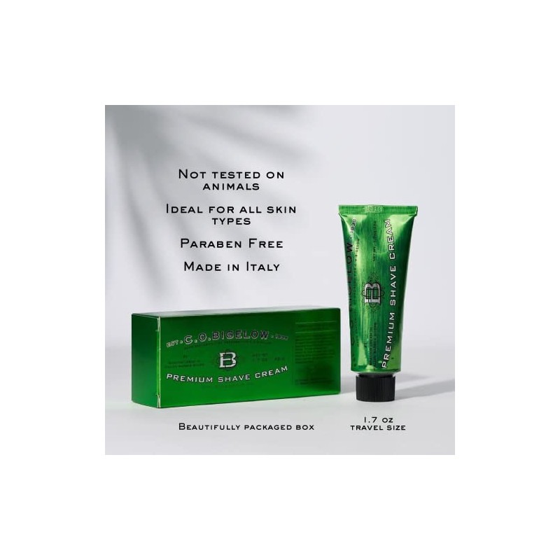 C. O. Bigelow- CREMA DE AFEITAR PREMIUM formulada para preparar