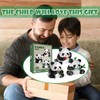VEQENIFY 3-in-1 Panda Mini Building Blocks Panda Clamping Blocks Panda