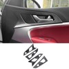 JUIVEEL Carbon Fiber Style ABS Car Interior Door Panel Cover