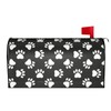 Duduho Dogs Animal Paws Print Mailbox Cover Magnetic Mailbox Wraps
