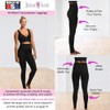 InstantFigure Compression Hi Waist Leggings 1WPL028 Black / 5X