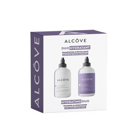 Alcôve - Hydrating Shampoo & Conditioner Duo - All Hair Types - Sulfate-Free - Moisturizing & Nourishing - With Evening Primrose Oil - Mango Extract - Argan Oil - Anti-Frizz - Color-Safe - 10oz