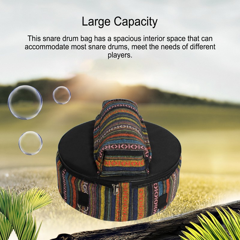 Snare Drum Storage Bag Thickened Oxford Cloth Protable Drum Protection
