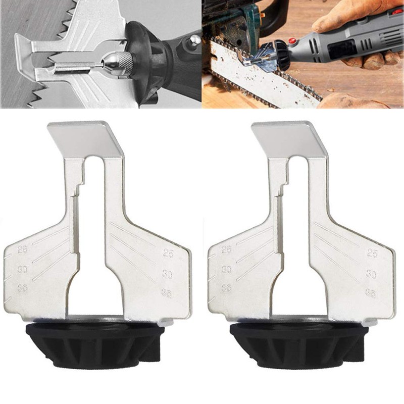 Mesee 2 Packs Chainsaw Sharpening Attachment Kit, Chains Saw Sharpener