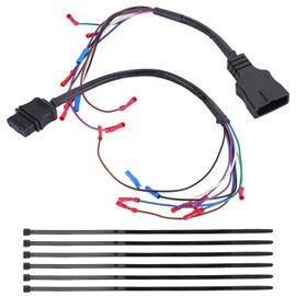 Slakerbe 9 Pin Truck Harness Repair Kit,Side Plow Harness Repaair Control Wire Harness 49308 49317 22336K 22335K 1315315 1315310 Fit for Fisher Minute Mount Plows,Western UniMount Plows