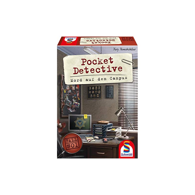 Schmidt Spiele 49377 Pocket Detective, Murder on Campus, Crime and