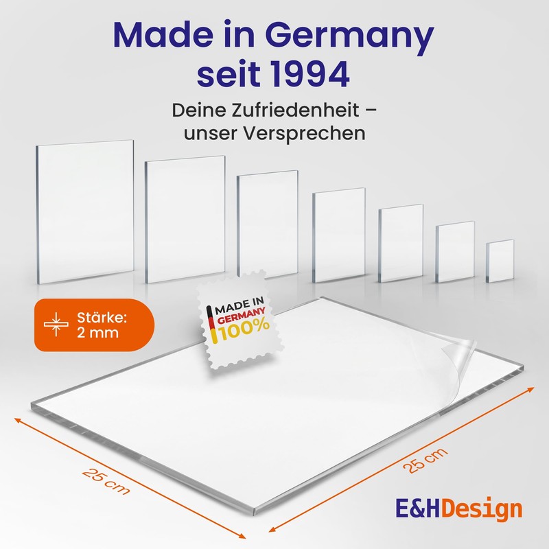 Acrylic Plexi Glass Panels, Perspex Cut, Tested UV Protection, Break-Resistant