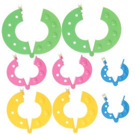 COHEALI 8pcs Essential Pompom Maker Kit Fluff Balls Easy Diy Yarn Craft Tool Random Color Durable Pom for Adults