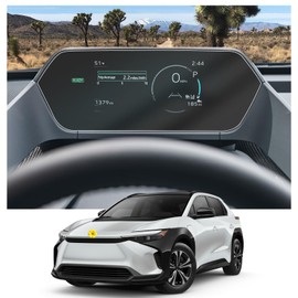 CDEFG Compatible with Toyota bZ4X 2022 2023 2024 Instrument Panel Protective Film 4H Scratch-Resistant Screen Protector Navigation Film bZ4X 2024 Accessories Pack of 2