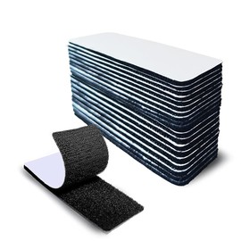 Velcro Double Sided Tape, Thick Rough, Delicate and Shedding, Highly Resistant to Pulls, DIY, Commercial, Household, Industrial (1.2 x 3.9 x 3.9 x 20 Pieces)