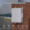 ANIMACYN Electrical Junction Box, Ventilated Design, Cable Grommets, Indoor/Outdoor Use