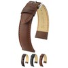 Hirsch Merino Leather Watch Strap - Golden Brown - L