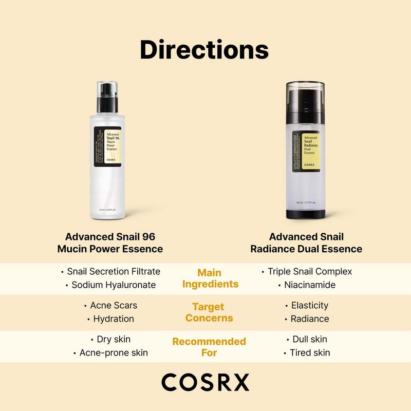 COSRX [COSRX]Advanced Snail Radiance Dual Essence 80ml