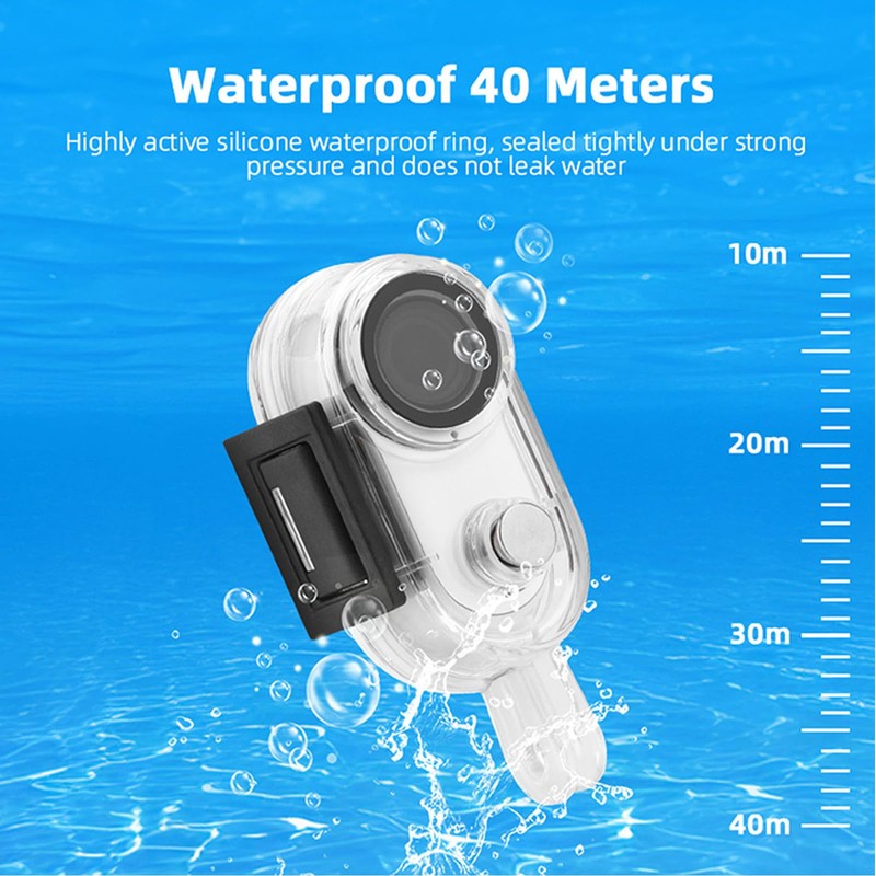 Waterproof Housing Case Compatible for Insta360 Go 3 Go 3s,