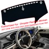 Dash Mat Cover Custom Interior Center Console Compatible with Chrysler