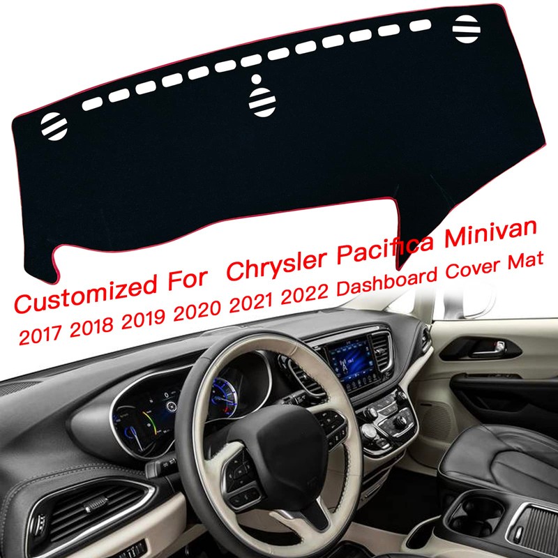 Dash Mat Cover Custom Interior Center Console Compatible with Chrysler
